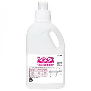 サラヤ ウォシュナル柔軟剤詰替容器 850ml 51783