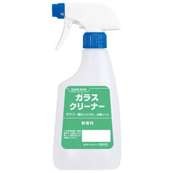 サラヤ スプレー空ボトルS ガラスクリーナー用 500mL 53071