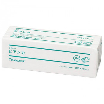 ペーパータオル タウパービアンカS 200枚×35入り 77259