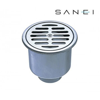 三栄水栓　SANEI　封水50ステンレスワントラップ　H530-75X40