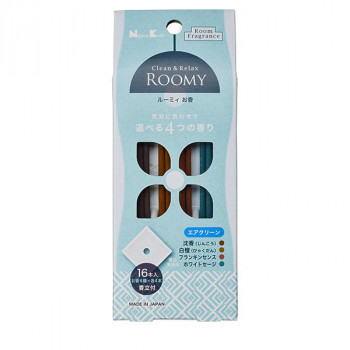 日本香堂 ROOMY Clean＆Relax エアクリーン アソート16本入 37172