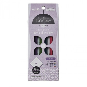 日本香堂 ROOMY Clean＆Relax ハーブ アソート16本入 37174