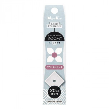 日本香堂 ROOMY Clean＆Relax フランキンセンス 20本入 37183