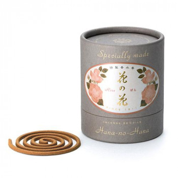 日本香堂 特製花の花 ばら うず巻20巻入 30011