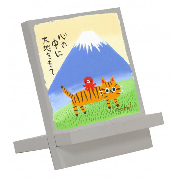 ユーパワー 糸井忠晴 イーゼルアート 「不二大地」 IT-00941