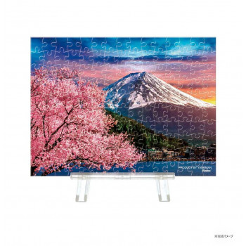やのまん プチパリエクリア 風景 桜の季節と富士山 2308-54