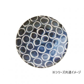 Brush Blue ブラッシュブルー 百丸 ディナープレート MN-894