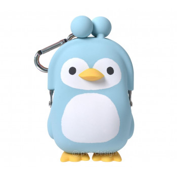 ピージーデザイン 4D POCHIFRIENDS PENGUIN(スリーディーポチフレンズペンギン) アイスブルー