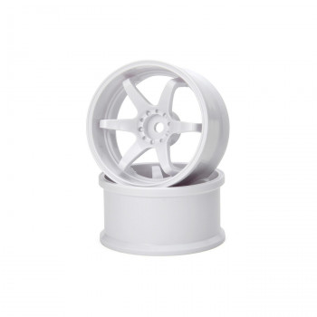 G-FORCE N-6 Drift Wheel /+8/White GD059