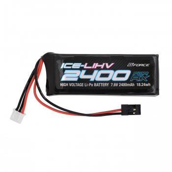 G-FORCE ICE LiHV 7.6V 2400mAh (受信機用 ストレート型) GFG105