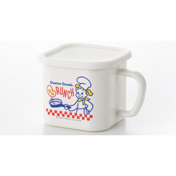 豊琺瑯 OSAMUGOODS「ブランチ」ホーローマルチスクエアポット OG-19