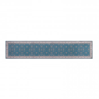オカトー Khastan インテリアマット 45×240cm ブルー