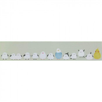 オカトー Fluffit インテリアマット 45×240cm コトリ