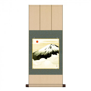 色紙掛・色紙セット 横山大観 霊峰富士 31×75cm NT2YAC-002