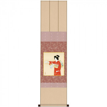 色紙掛・色紙セット 上村松園 序の舞 31×125cm NS2KIC-003