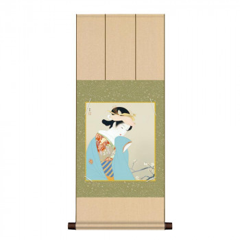 色紙掛・色紙セット 上村松園 春芳 31×75cm NS2YAC-001