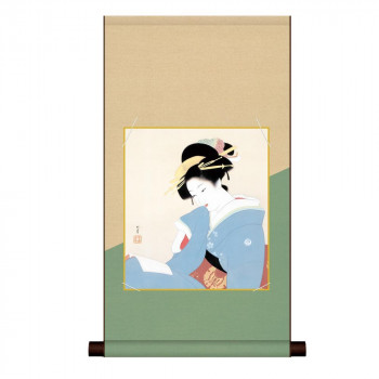 色紙掛・色紙セット 上村松園 つれづれ 31×57cm NS2HEM-026