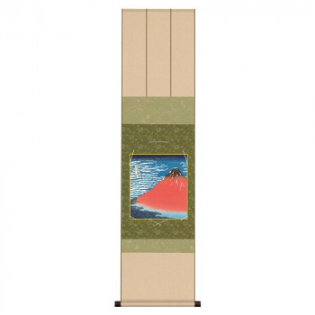 色紙掛・色紙セット 葛飾北斎 凱風快晴 31×125cm UF2KIC-002