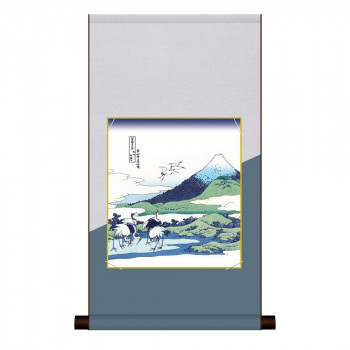 色紙掛・色紙セット 葛飾北斎 相州梅沢庄 31×57cm UF2HEM-025