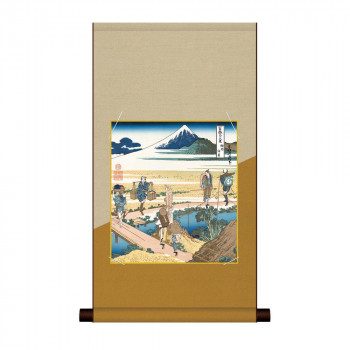 色紙掛・色紙セット 葛飾北斎 相州仲原 31×57cm UF2HEM-007