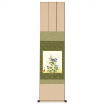 色紙掛・色紙セット 吉井蘭月 桔梗 31×125cm KA2KIC-002