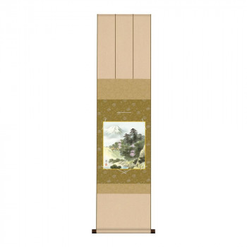 色紙掛・色紙セット 伊藤渓山 名山爛漫 31×125cm FU2KIC-004