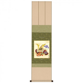 色紙掛・色紙セット 山村観峰 兜 31×125cm TS2KIC-002