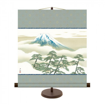 和風モダン掛 横山大観 松に富士 44.5×50cm KM2G8-003