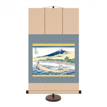 和風モダン掛 葛飾北斎 東海道江尻田子の浦略図 44.5×75cm KM2G6-024
