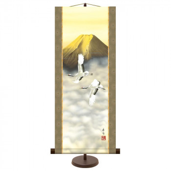 和風モダン掛 伊藤香旬 金富士 31×75cm KM2B6-011