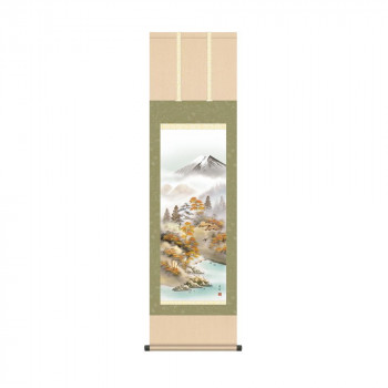 掛軸 中山雪邨豊穣富峰 44.5×164cm KZ2MB4-27C
