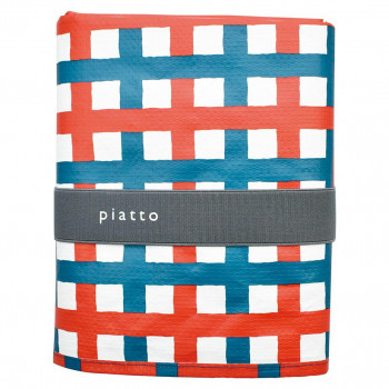 piatto レジャーシート ミックスチェック (L) RED レッド A682RD