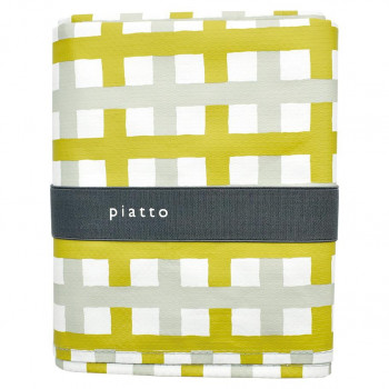 piatto レジャーシート ミックスチェック (L) YELLOW イエロー A682YE