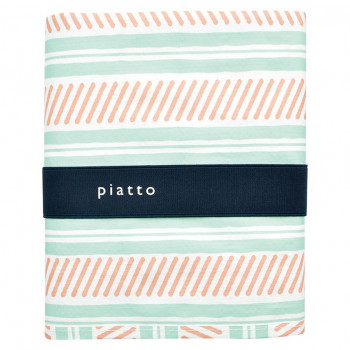 piatto レジャーシート ラインボーダー (L) MINT ミント A683MT
