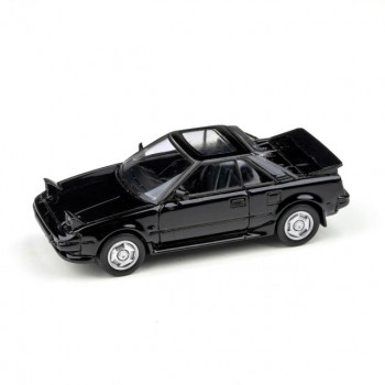 JADI トヨタ MR2 MK1 85 メタリックブラック ライトオープン RHD 1/64スケール PA65421