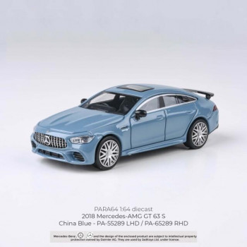 JADI B メルセデスAMG GT 63 S チャイナブルー LHD 1/64スケール PA55289
