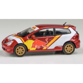 JADI B ホンダ シビック Type R EP3 01 No Good Racing LHD 1/64スケール PA55350