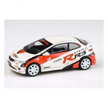 JADI B ホンダ シビック Type R FN2 07 レース仕様 LHD 1/64スケール PA55397