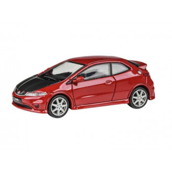 JADI B ホンダ シビック Type R FN2 07 レッド/カーボン LHD 1/64スケール PA55400
