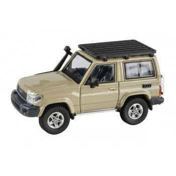 JADI B トヨタ ランドクルーザー 71 14 ショートホイールベース サンドトープ LHD 1/64スケール PA55564