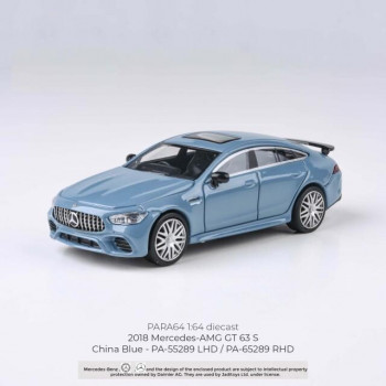 JADI B メルセデスAMG GT 63 S チャイナブルー RHD 1/64スケール PA65289