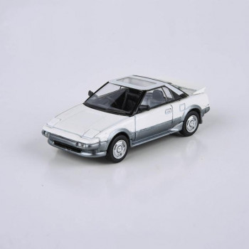 JADI B トヨタ MR2 MK1 85 ホワイト/シルバー RHD 1/64スケール PA65365