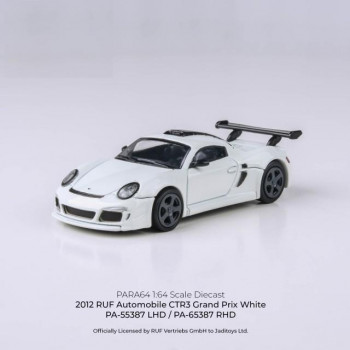 JADI B RUF CTR3 クラブスポーツ グランプリホワイト RHD 1/64スケール PA65387