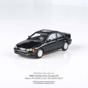 JADI B ホンダ シビック クーペ EJ1 95 ブラック RHD 1/64スケール PA65761