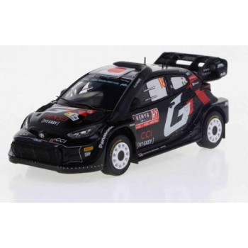 KBモデル トヨタGRヤリス ラリー1 24 サファリラリーケニア 18 1/43スケール RAM24SP002A