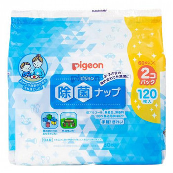 ピジョン 除菌ナップ 60枚入 2個パック 573436