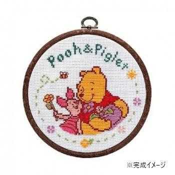 オリムパス ししゅうキット　フープ　かわいいお花　　　　7164