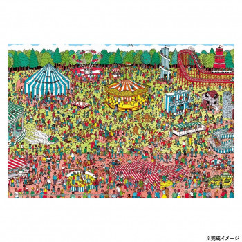 ウォーリーをさがせジグソーパズル Where'swally?休日の遊園地 1000マイクロピース M81-726