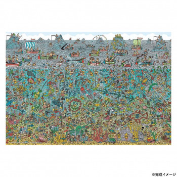 ウォーリーをさがせジグソーパズル Where'swally?深海のダイバー 1000マイクロピース M81-731