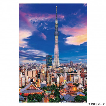 ビバリー 風景日本ジグソーパズル 東京スカイツリー トワイライト 300ピース 93-147